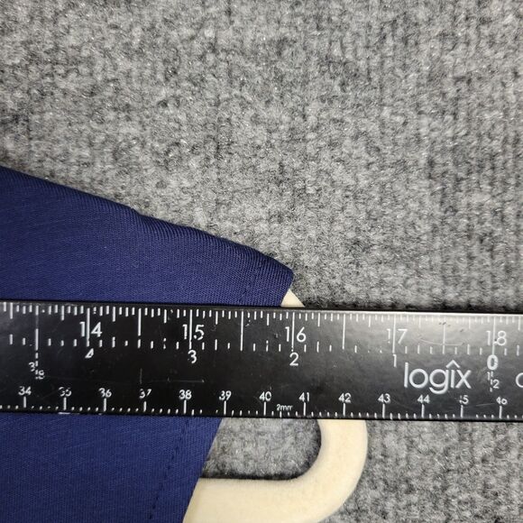 NWT ELIE TAHARI Blue Faux Wrap Sleeveless Office Career Stretch Dress SIZE SMALL - Picture 9 of 10